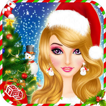 Christmas Salon - XMas Santa Girl Makeup and Dress up Game in Real 3D Winter Snowfall LOGO-APP點子