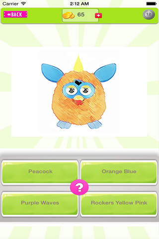 Quiz Game Kids - Guess the name for Furby Edition screenshot 2