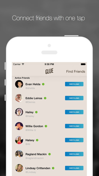 【免費社交App】Glue - Turn On, Tune In, Hang Out-APP點子