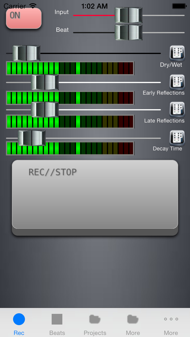 ProStudio FX 2.1 - Music Recording Studio App (ios)