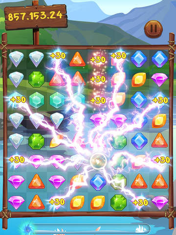 【免費遊戲App】Jewels Secret Treasure-APP點子