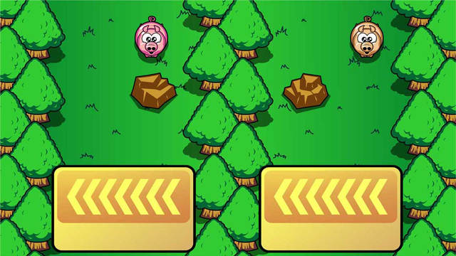 【免費遊戲App】Twin Piggy Run-APP點子