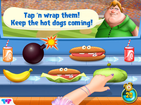 Игра Hot Dog Truck : Lunch Time Rush! Cook, Serve, Eat & Play