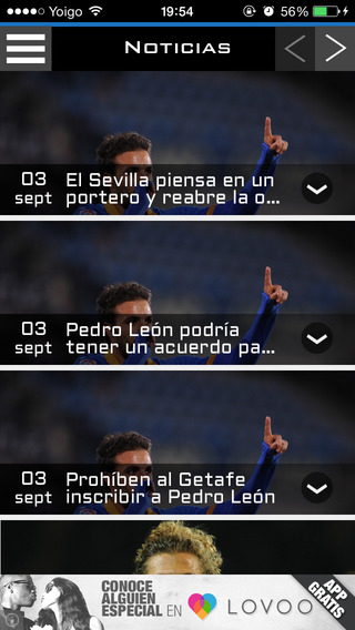FutbolApp - Getafe Edition