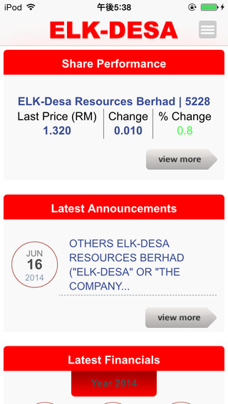 【免費商業App】ELK-Desa Investor Relations-APP點子