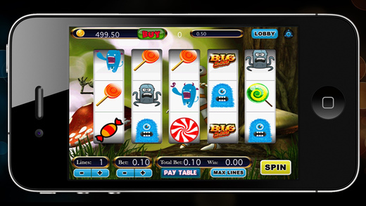 【免費遊戲App】Slots Candy Monster Pro-APP點子