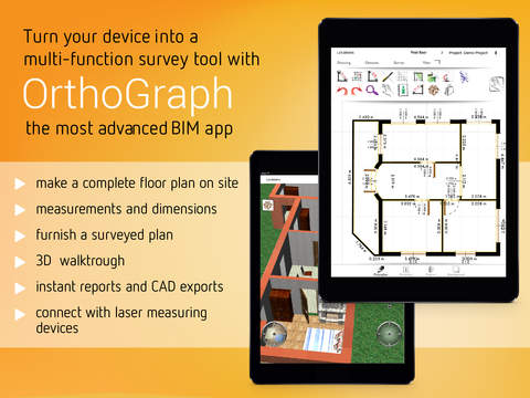 OrthoGraph Tape Measure - home and interior design not only for Architects