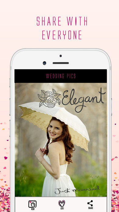 Wedding Pics - Easy overlays app for your wedding photos - Free Screenshot 5