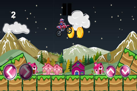 Amazing Girl Biker- Awesome Endless City Ride screenshot 2