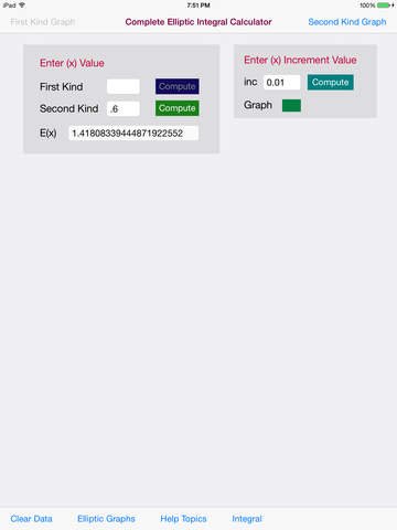 【免費教育App】Complete Elliptic Integral Calculator-APP點子