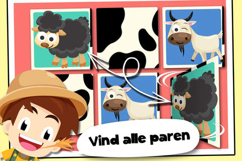 Toddler Tommy Farm Animals Cartoon - Barn and farm animal puzzles screenshot 3