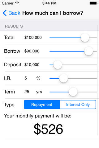 Easy Mortgage Calculator screenshot 3