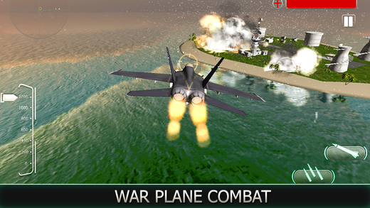 Air Force Jet Fighter 3D - War Plane Combat and Attack Simulation Game in Real Sky