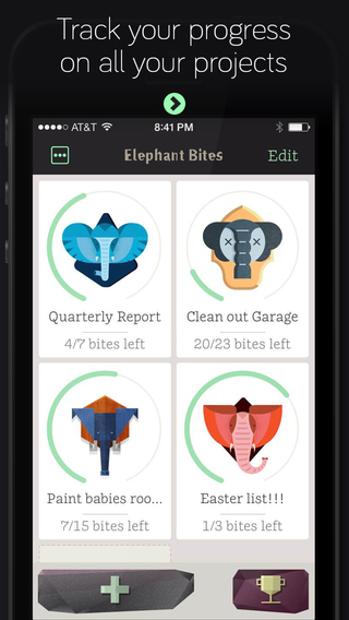 【免費生產應用App】ElephantBites - Conquering, the Overwhelming-APP點子