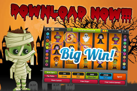Halloween Pumpkin Slots Machine - Bonus Game Casino screenshot 4