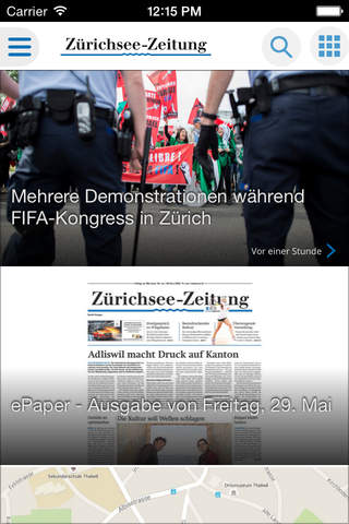 Zürichsee-Zeitung Nachrichten screenshot 2
