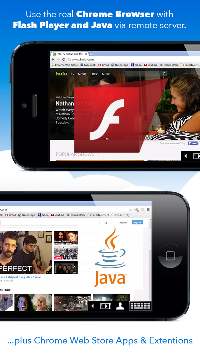 iphone browser with flash player