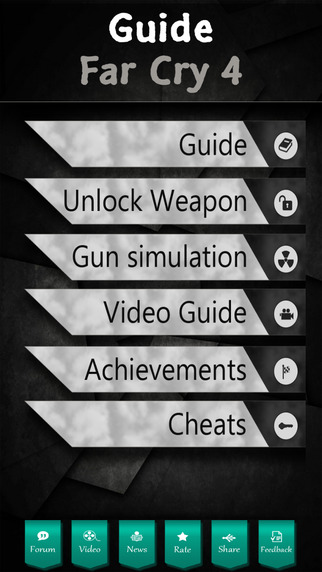 Guide for Fry Cry 4 : Unlock Weapon Gun Cheats Achievements