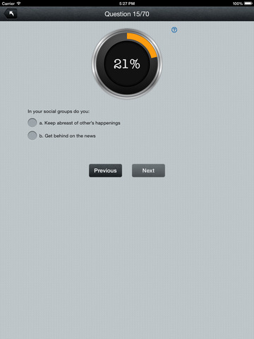 【免費娛樂App】Personality Test Indicator for Isabel Briggs Myers Typology Lite-APP點子