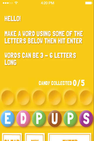 Letters Word Candy screenshot 2