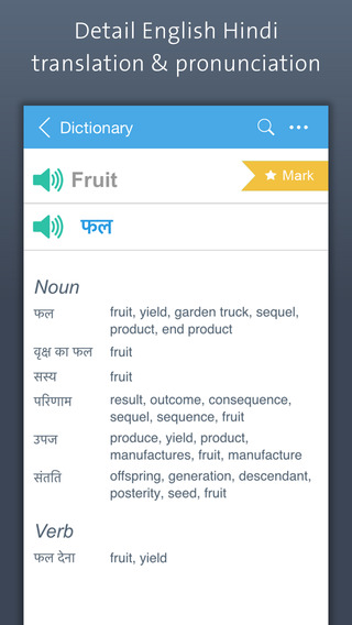 Hindi Dictionary Offline Translation With Pronunciation
