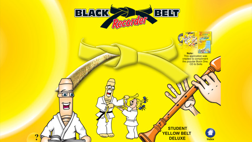 Black Belt Recorder Yellow Deluxe one device