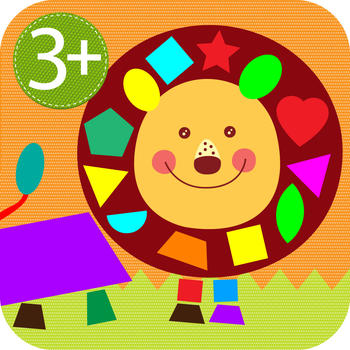 HugDug Shapes 3 - Early geometry shapes puzzles for toddlers and preschool kids 教育 App LOGO-APP開箱王