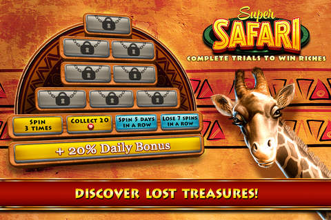 Super Safari Slots: A Wild Vegas Casino Slots Bonanza screenshot 2