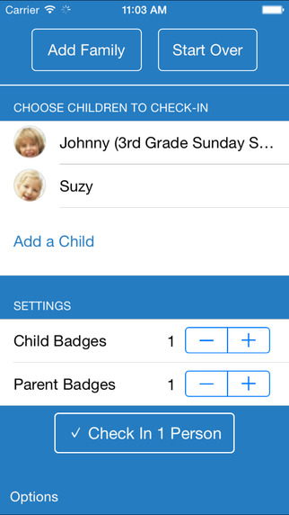 EasyTithe Plus Child Check-in