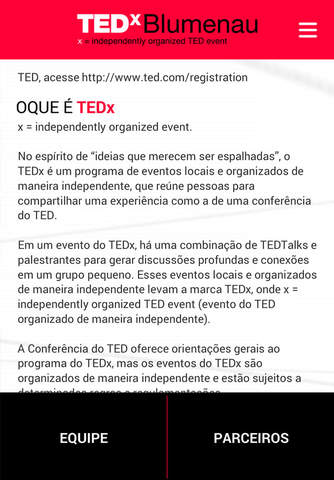 TEDx Blumenau screenshot 3