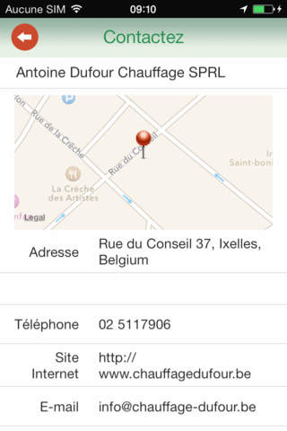 Antoine Dufour Chauffage screenshot 3