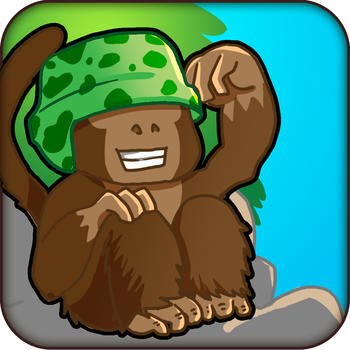 Awesome Monkey Coconut War HD LOGO-APP點子