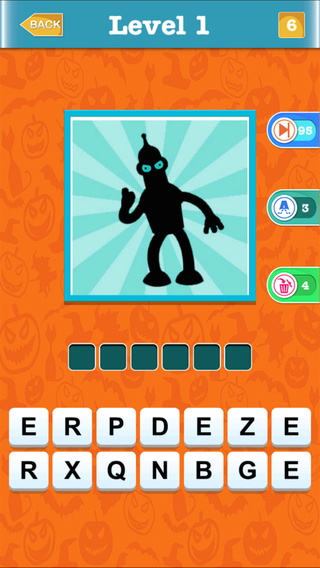 49 Shadow Shapes to Guess Trivia Quiz game - Try to recognize Characters
