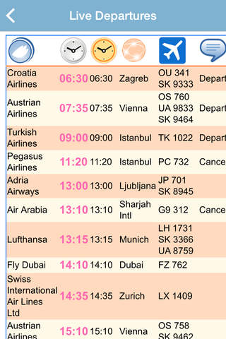 Sarajevo Airport Flight Status Live screenshot 2