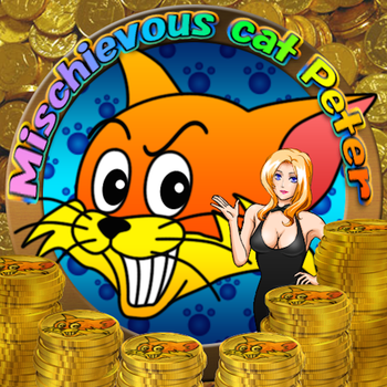 SLOT Mischievous Cat Peter LOGO-APP點子