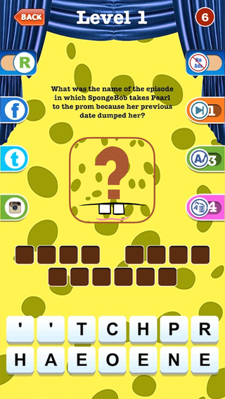 Trivia Quiz For Spongebob Squarepants