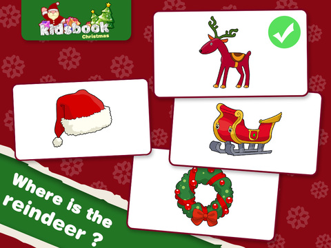 【免費遊戲App】KidsBook: Christmas - Interactive HD Flash Card Game Design for Kids-APP點子