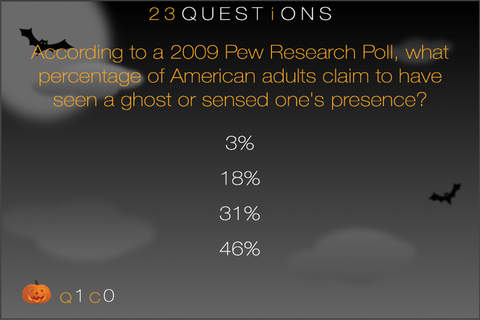 23 Questions Trivia Halloween screenshot 2