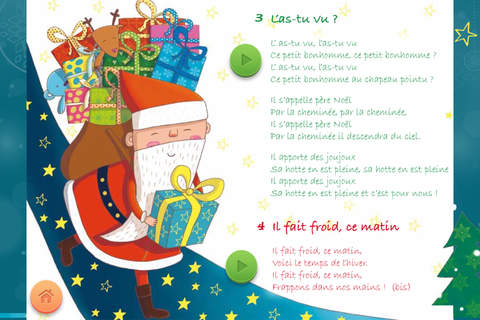 Mes Chansons de Noël - Application Formulette screenshot 2