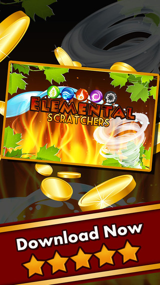 【免費遊戲App】Elemental Scratchers – The Ultimate Lotto Scratch Off Ticket Experience-APP點子