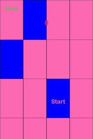 Blue Piano Tiles - Avoid the Pink and Create a Tune screenshot 2
