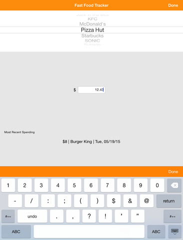 【免費生活App】Fast Food Money Tracker-APP點子