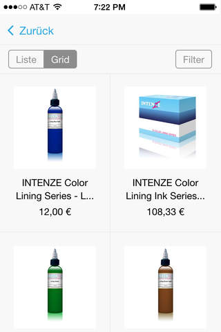 Intenze Products Europe (German Language) screenshot 3