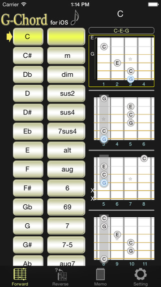 【免費音樂App】GChord (Guitar Chord Finder)-APP點子