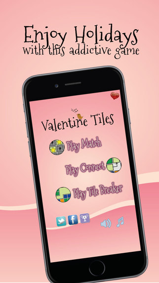 【免費遊戲App】Valentine Tiles Free-APP點子