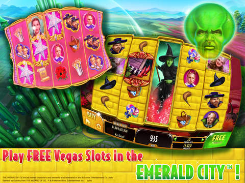 iPad Image of Wizard of Oz Slots Free Casino
