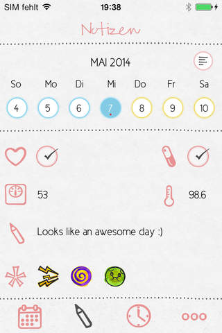 LoveCycles Premium  Menstrual Calendar screenshot 2