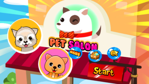 Pet Salon Dress Up Games for Girls Kids Free - Fun beauty spa with Little dog fashion Hair makeover