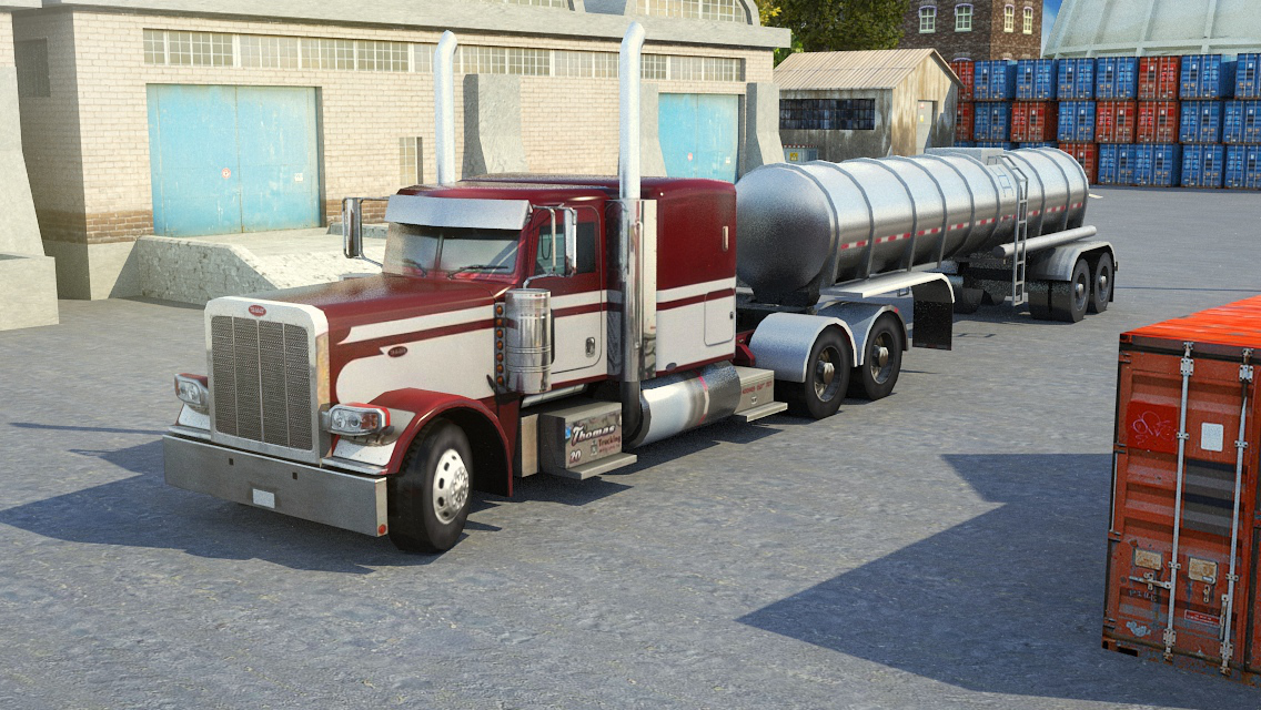 semi truck simulator 3d