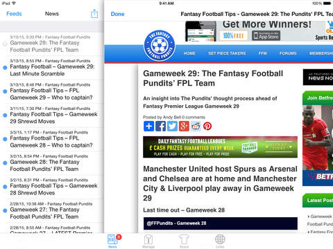 【免費運動App】Fantasy Football Manager - FFM for FPL-APP點子